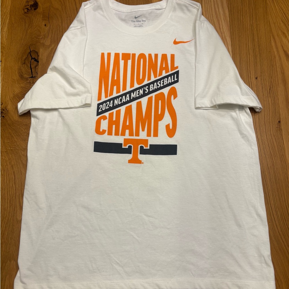 Nike Tennessee 24’ CWS Champions Shirt